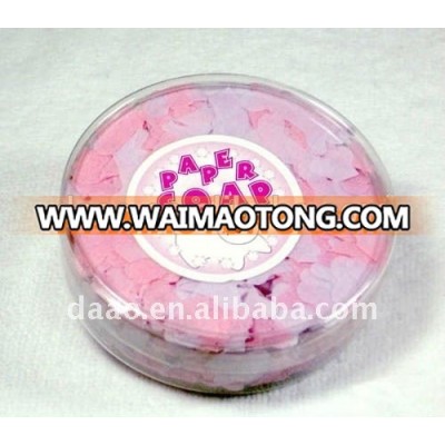 Hot selling mositurize whitening paper soap